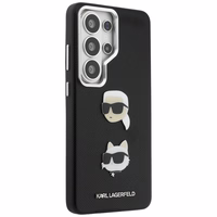 Karl Lagerfeld maciņš Saffiano Double Heads Metal Samsung Galaxy S26 Ultra melns