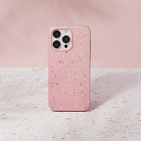 Uniq Coehl Terrazzo viedtālruņa apvalks iPhone 14 Pro Max - rozā