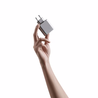 Cuktech 65W GaN sienas lādētājs 2xUSB-C 1xUSB-A pelēks