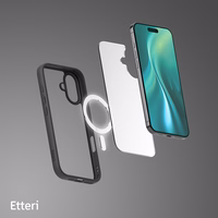 Etteri Matēts Mag maciņš for Samsung Galaxy S25 Ultra melns