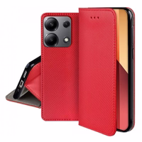 Telefona maciņš "Smart Magnet" Xiaomi Redmi 13C / Poco C65 / Poco M6 5G sarkans