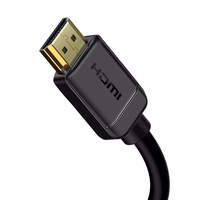 Baseus HDMI 2.0 kabelis 4K 60 Hz 3D HDR 18 Gbps 1 m melns (CAKGQ-A01)
