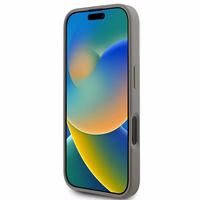 DKNY Rūtainais raksts magnētiskais iPhone 16 viedtālruņa apvalks - bēšs