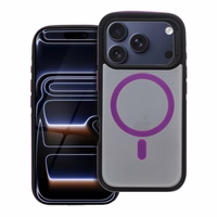 NEO viedtālruņa apvalks IPHONE 17 Pro, saderīgs ar MagSafe, violets