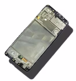 LCD screen Samsung A325 A32 4G 2021 ar touch screen ar frame Melns original (assembled service pack)