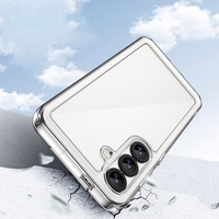 Kosmosa apvalks Samsung Galaxy S25 Edge ar elastīgu rāmi - caurspīdīgs