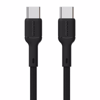 Dudao L9C 65W USB-C - USB-C kabelis 2m - melns