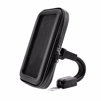 Motocikla turētājs - ūdensizturīgs uz spoguļa 7,0"