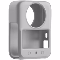 PULUZ silikona vāciņš ar objektīvu DJI Osmo 360 (pelēks)