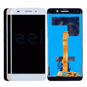 LCD Displejs Saderīgs ar Huawei Y6 Balts HQ