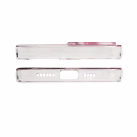 Marmora viedtālruņa apvalks iPhone 12 Pro Max gēla pārsegs marmora rozā