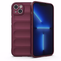 Magic Shield Case viedtālruņa apvalks iPhone 14 Plus elastīgs bruņots apvalks bordo
