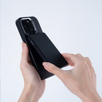 Benks Magnētiskais Armor Pro Kevlar apvalks Metāla rāmis 600D (D065) Iphone 16 Pro melns (Kameras vadības poga)