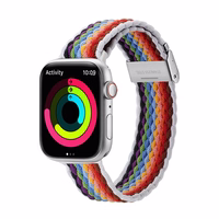 Siksniņa Dux Ducis Mixture II Series Apple Watch 42/44/45/49mm Pale Stripes