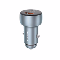 Auto lādētājs Foneng C18 48W USB-C/USB-A pelēks