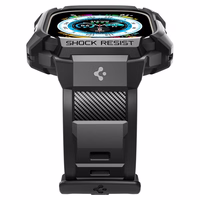 Spigen Rugged Armor Pro Apple Watch Ultra (49mm) siksnas vāciņš - melns