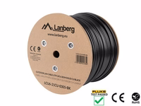 Lanberg LCU6-21CU-0305-BK networking cable melns 305 m Cat6 U/UTP (UTP) outdoor