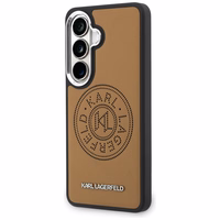 Karl Lagerfeld maciņš Perforated KL MagSafe Samsung Galaxy S26 Plus brūns