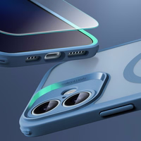 ESR Classic Pro Komplekts Halolock Magnētiskais viedtālruņa apvalks iPhone 16 - Zils