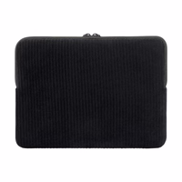 TUCANO Velluto 2 - maciņš MacBook Air 13" (M4/M3/M2/M1/2025-2018) / Pro 13" / Laptop 12" (melns)