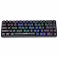Bezvadu spēļu tastatūra XTRIKE ME GK-994W BK melns