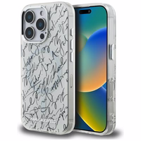 Karl Lagerfeld IML Karl Script raksts Magnētiskais viedtālruņa apvalks iPhone 16 Pro Max - balts