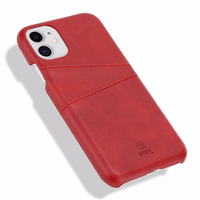 Crong Neat Cover - iPhone 11 Pro maciņš with Pockets (sarkans)