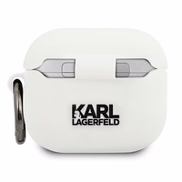 Karl Lagerfeld Silicone Choupette AirPods apvalks 3 - balts