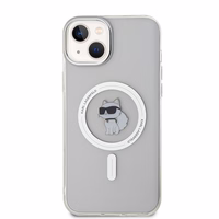 Viedtālruņa apvalks Karl Lagerfeld IML Choupette Magnētiskais MagSafe iPhone 15 Plus - caurspīdīgs (m)