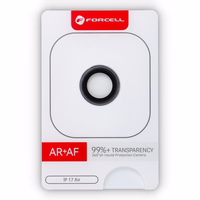 Forcell Premium rūdīts kameras lēcas stikls – iPhone 17 Air sudraba krāsas