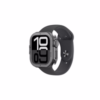 AmazingThing Titan Pro Metal Maciņš Apple Watch 11 46mm Aluminum - Melns