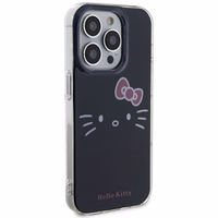 Hello Kitty IML Kitty Face viedtālruņa apvalks iPhone 13 Pro Max - melns