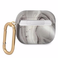 Guess GUA3UNMK AirPods 3 apvalks melns/melns Marble Collection