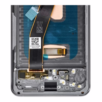 LCD ekrāns SAMSUNG S20 4G pelēks SOFT OLED ar rāmi