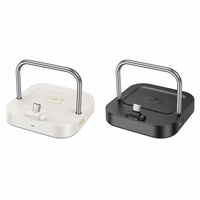 Galda lādētājs Hoco 2in1 USB C PD QC 3A 30W + bezvadu uzlāde 5W CQ16B balts