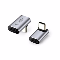 Tech-Protect Ultraboost AA02 USB-C leņķa adapteris - pelēks
