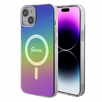 Guess IML Varavīksnes Magnētiskais viedtālruņa apvalks iPhone 15 Plus / 14 Plus 6.7" - daudzkrāsains