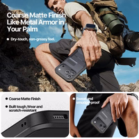 Korpuss Dux Ducis Apple iPhone 17 Pro Max melns (Trīsstūra raksts)