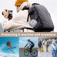 Tech-Protect silikona apvalks ar āķi Samsung Galaxy Buds 3 / 3 Pro - brūna