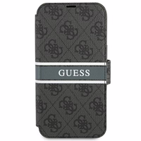 Guess GUBKP13X4GDGR iPhone 13 Pro Max 6,7" pelēks/grey book 4G Stripe