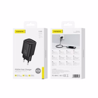 Lādētājs Foneng EU69 20W USB-C melns