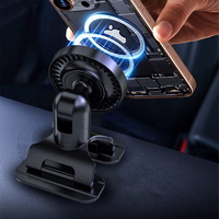 Dudao F25 MagSafe-compatible car mount dashboard or windshield - melns