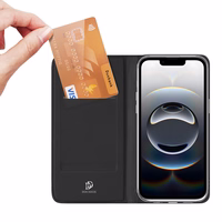 Dux Ducis Skin Pro viedtālruņa apvalks iPhone 16e - melns