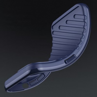 Thunder silikona viedtālruņa apvalks iPhone 16 Pro - zils