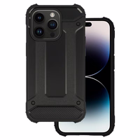 Armor Carbon viedtālruņa apvalks Iphone 14 Pro Max Melna