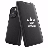 Adidas OR Viedtālruņa apvalks Booklet BASIC iPhone 14 Pro 6.1" melns/balts 50182