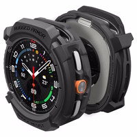 Spigen Rugged Armor pulksteņa apvalks Samsung Galaxy Watch 8 Classic 46mm - matēts melns