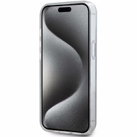 DKNY IML mono un svītru magnētiskais viedtālruņa apvalks iPhone 15/14/13 - melns