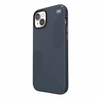 Speck Presidio2 Grip - Anti-slip iPhone 15 Plus / 14 Plus maciņš (Charcoal / Cool Bronze / Slate)