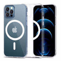 Tech-Protect MagMat Magnētiskais viedtālruņa apvalks iPhone 12 / 12 Pro - caurspīdīgs